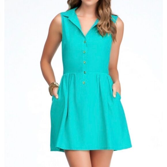 NWT MSRP $119 Bebe Green Sandi Open Back Dress Women's Size Small - Picture 4 of 9